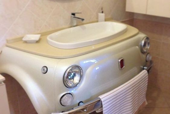 lavabo DIY recyclage créatif.